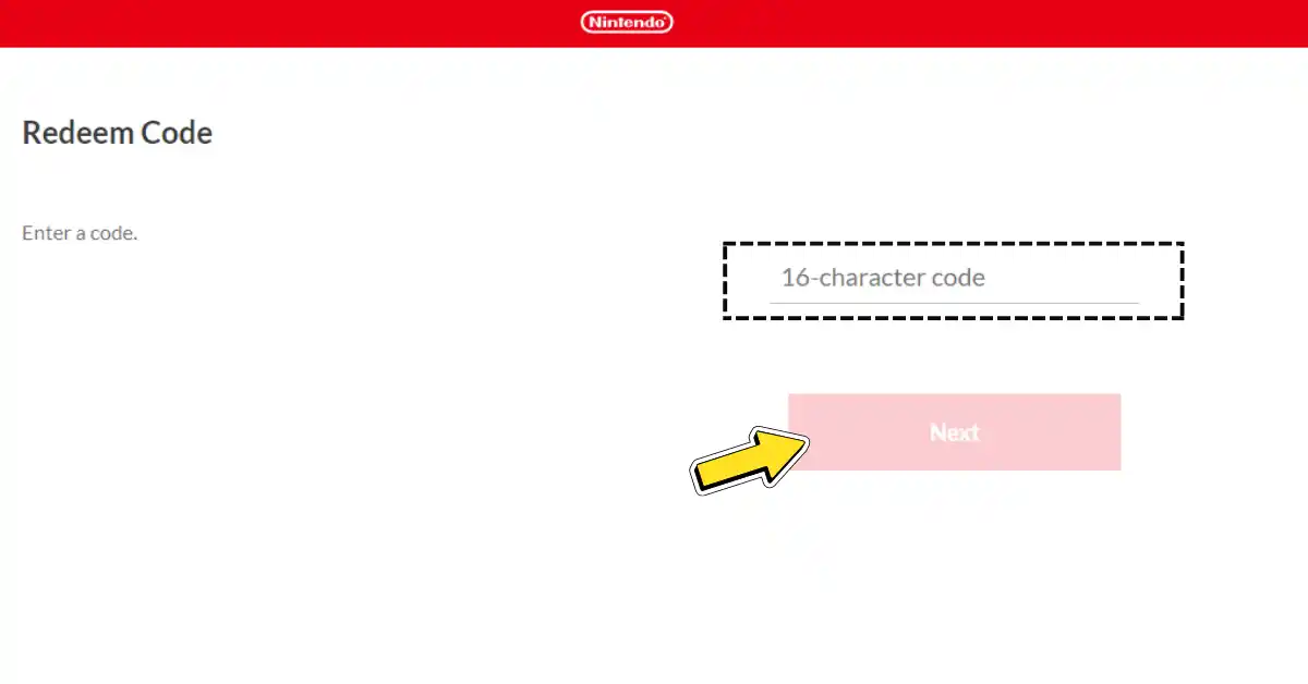 Activate Nintento Switch product code