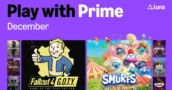 Play For Free with Prime: Luna Cloud Streaming Games for December 2025