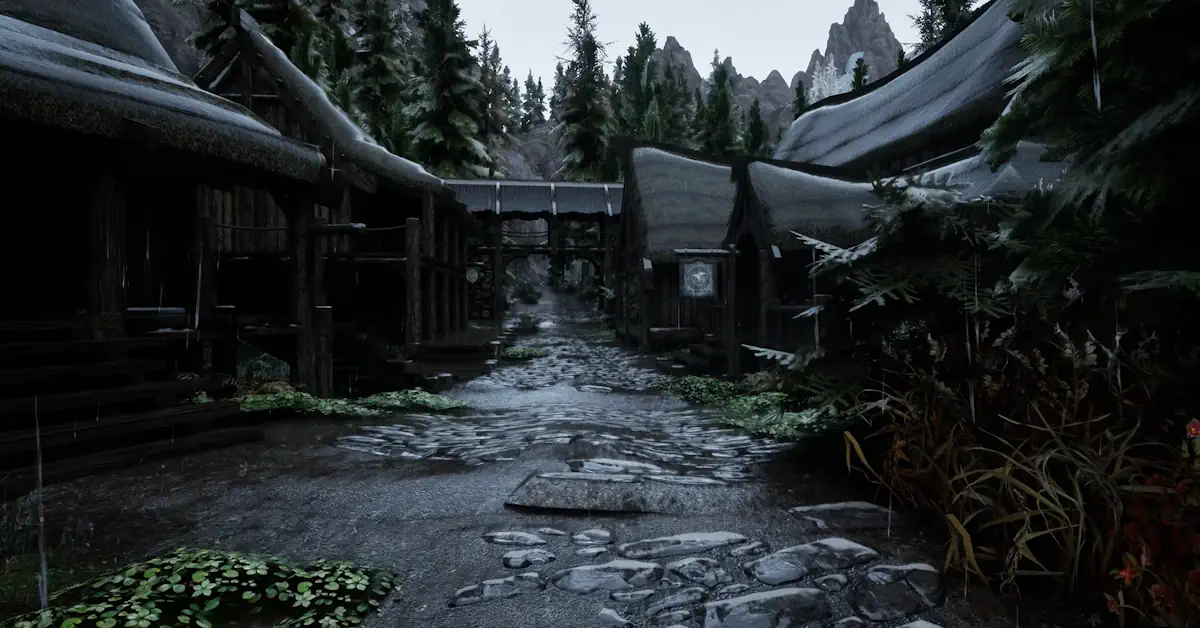 Modder showcase the power of UE5, remaking Skyrim with a nostalgic feeling to it!